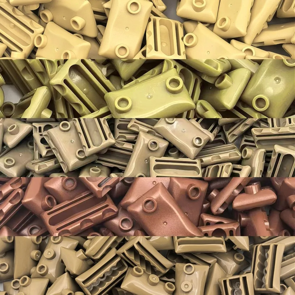 

100 MOC Military Sandbag Model Building Blocks, Construction Bricks Creative Accessories