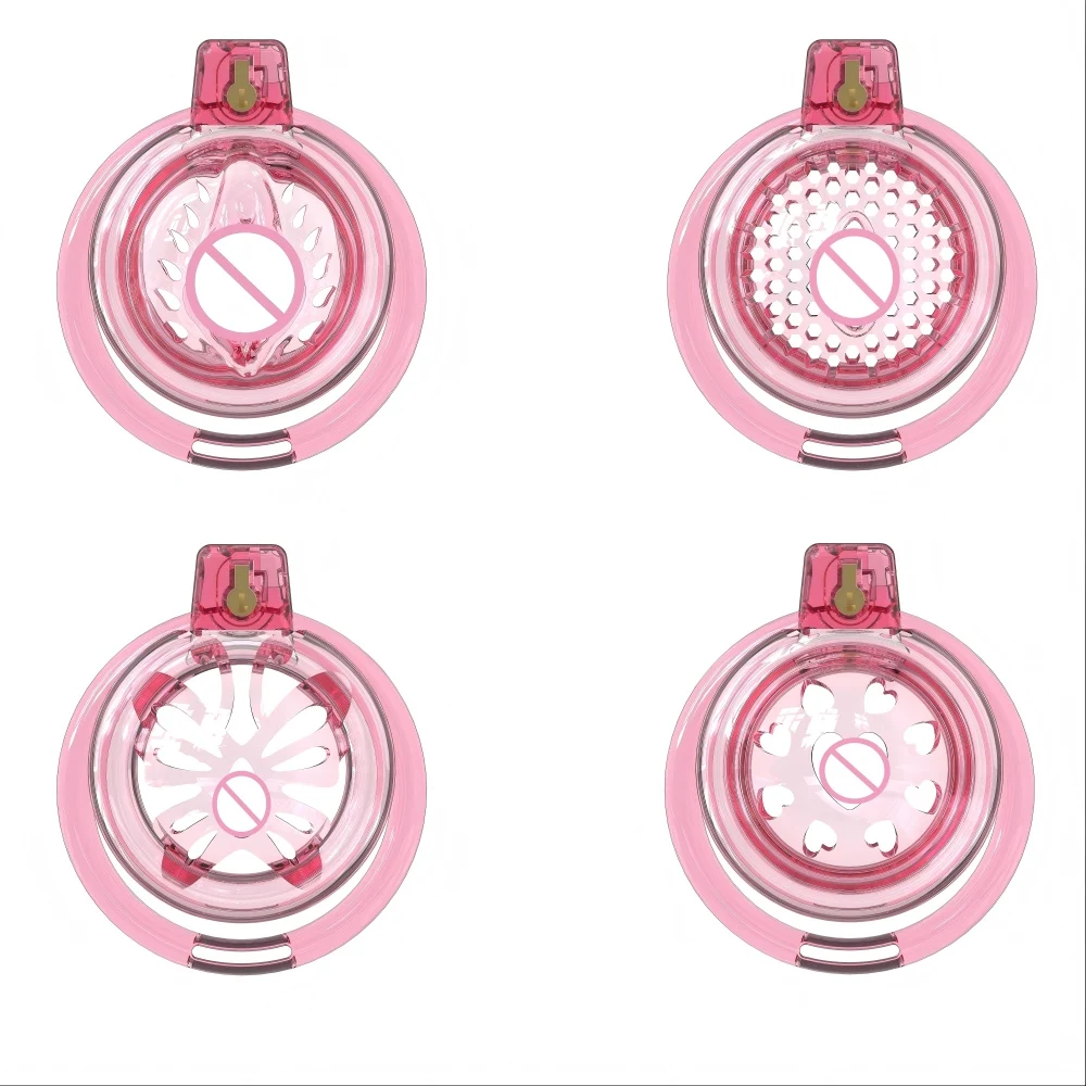 SM Male Chastity Cage/Lock Sissy Style for Crossdressers Adult Novelty Item – Adjustable Chastity Belt with Lock