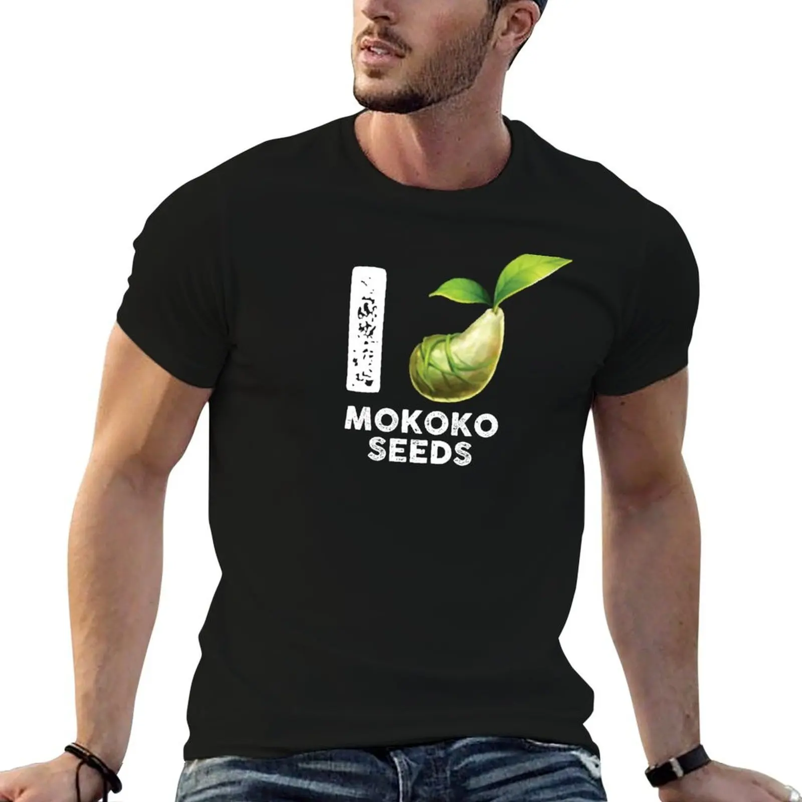 

I Love Mokoko Seeds T-Shirt t shirt man luxury t shirt man cotton T-Shirt