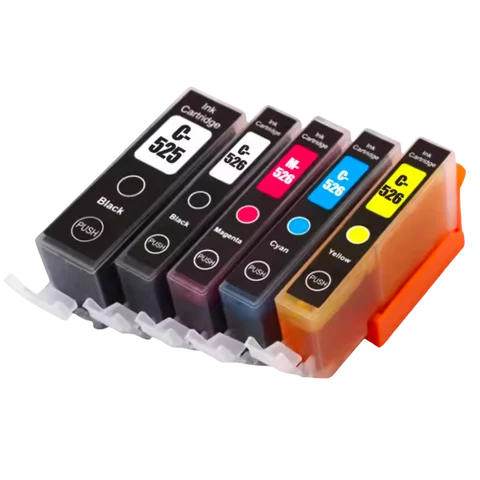 Cartuccia compatibile PGI 525 CLI 526PGI-525 CL per Canon PIXMA iP4850 iP4950 MG5150 MG5250 MG6150 MG8150 MX885 MG5350