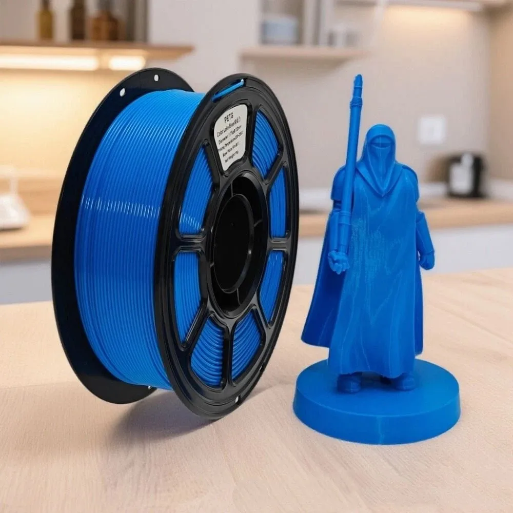1,75 mm 3D-Drucker-Filament, Hochgeschwindigkeits-1-kg-Spule, PETG-Filament, geringe Schrumpfung, kein Verstopfen, 3D-Druckmaterial – Detail 5
