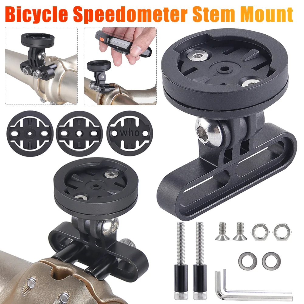 

Bike Computer Mount Adjustable Angle Bike Stopwatch Mount Holder Lightweight Bicycle Handlebar Code Rack for Garmin Bryton Wahoo