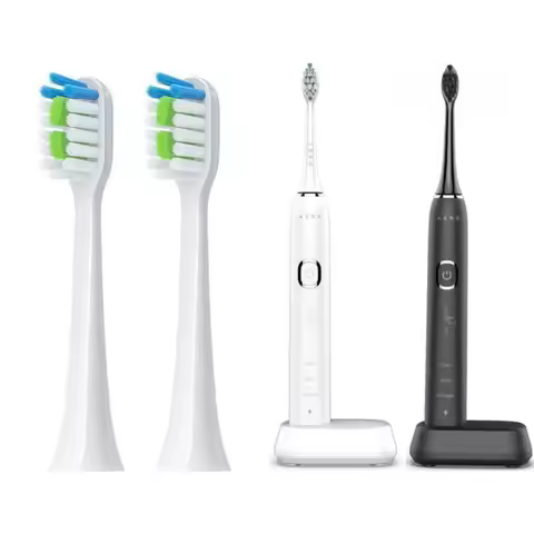 Replacement Toothbrush Head For AENO DB3/DB4/DB5/DB6 Sonic Electric Toothbrush Accessories Soft Bristles Nozzles