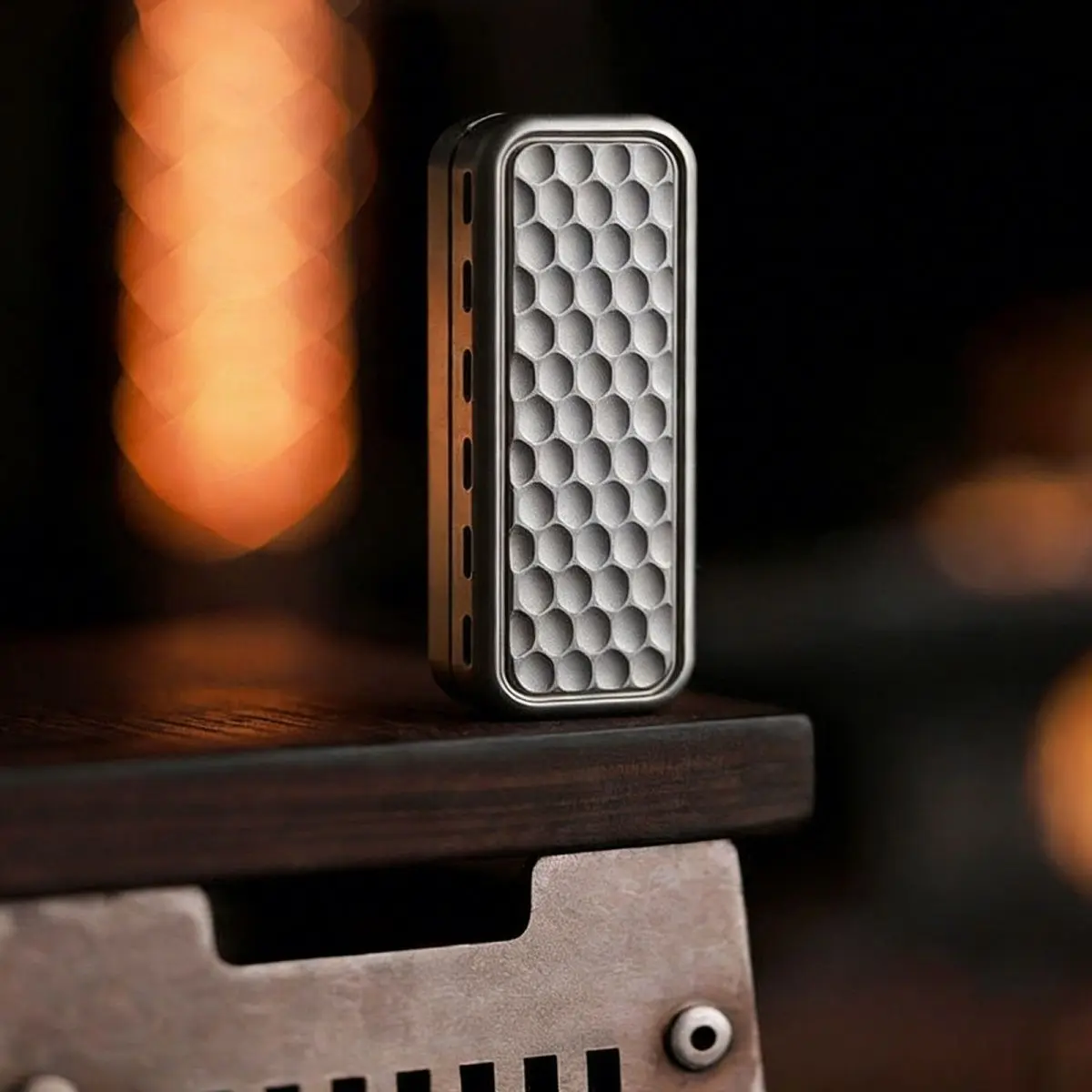 MOT Spirit Push Card EDC Tuning Fork Stainless Steel Dingding Wind Chime Fingertip Stress Relief Toy