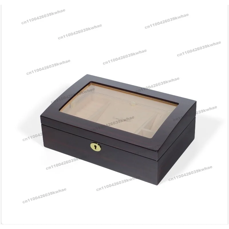 For High-grade Piano Paint Jewelry Ring Earrings Storage Box Household Light Luxury Jewelry Collection Box