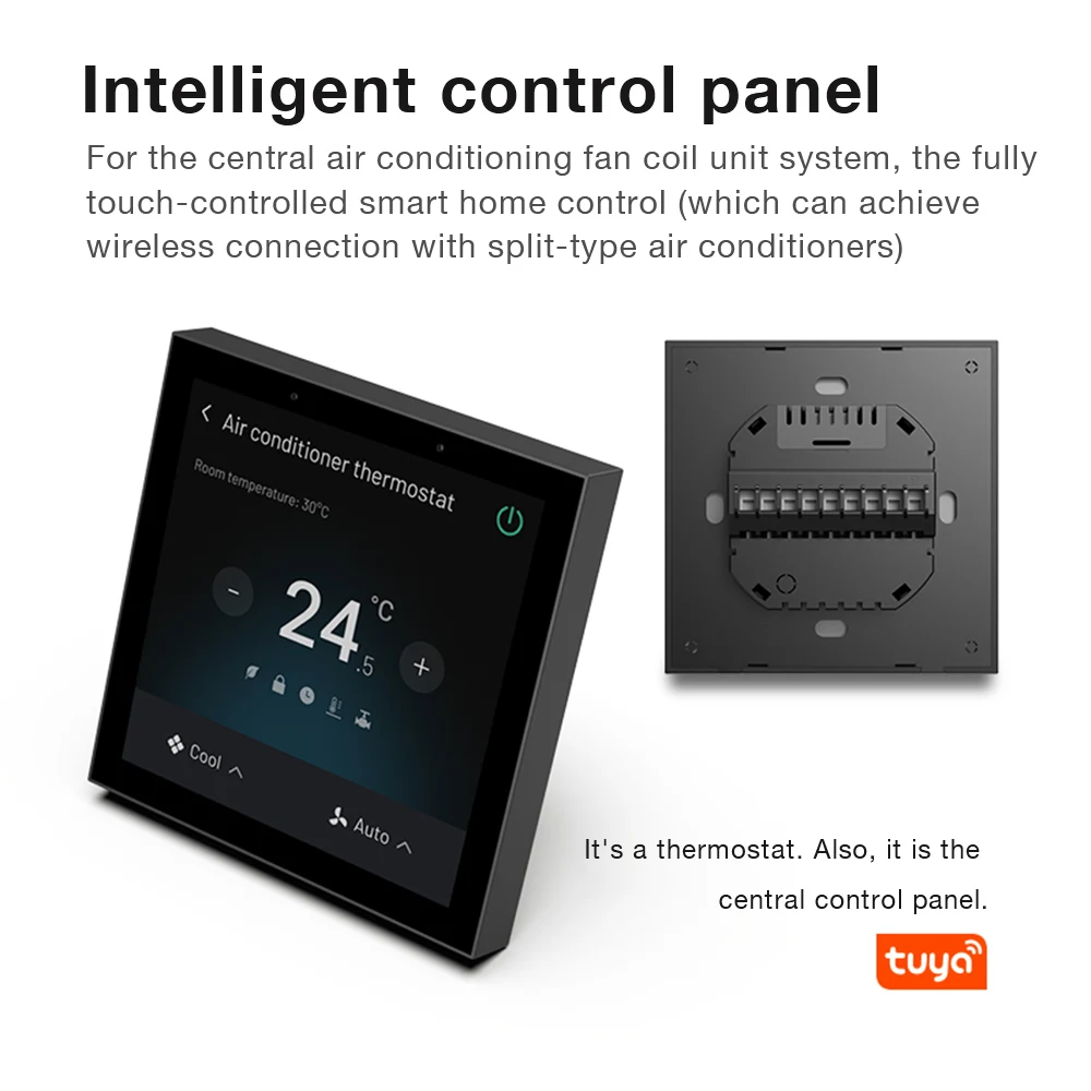 Zigbee Smart Control Panel Touch Screen Home Central Control For Floor Heating Central Air Conditioning Temperature Controller