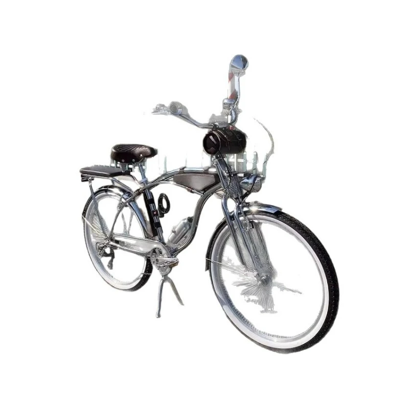 

Vintage beach bike 7-speed 26-inch European and American double shock absorber