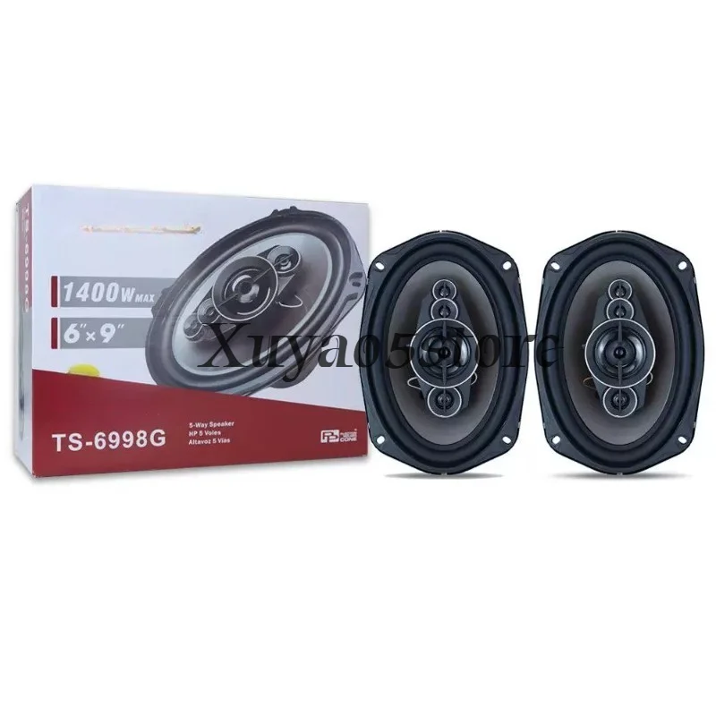 2pcs 6*9 Inch HiFi Coaxial Car Speakers Vehicle Door Auto Audio Music Stereo Full Range Frequency Automotive Speakers
