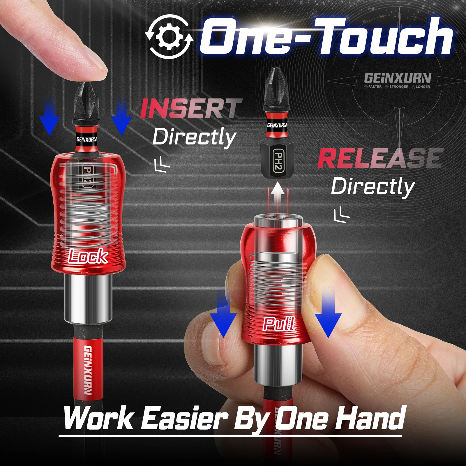 Geinxurn 21 STKS Schroevendraaier bitsets, Mini Ratelsleutel, Mini bit Handvat, Bithouder en Moer Driver met Impact S2 Schroevendraaier Bit