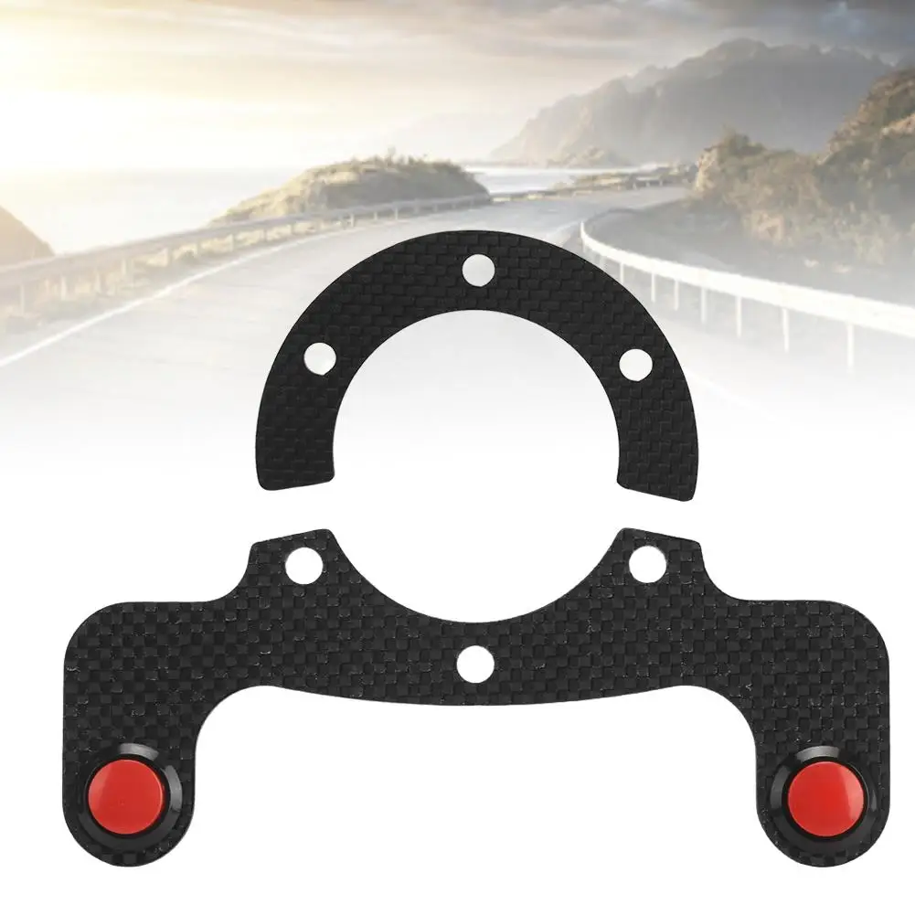 Carbon Fiber Horn Button Kit for momo /OMP for Nardi /Sparco Steering Wheel