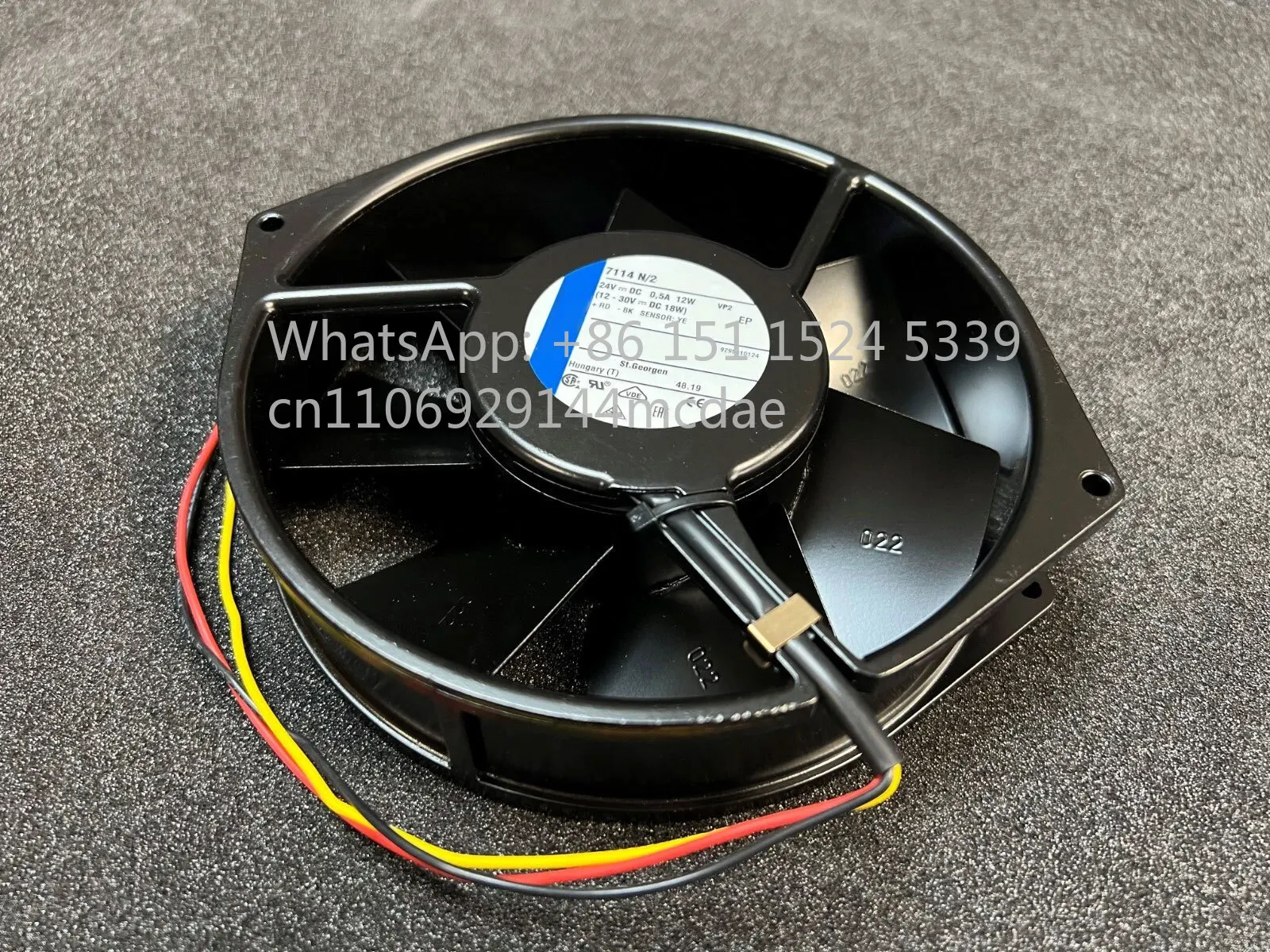 2026 new 7114N/2 ,Axial Fan, 24 V dc, DC Operation, 308m³/h, 12W One-year warranty