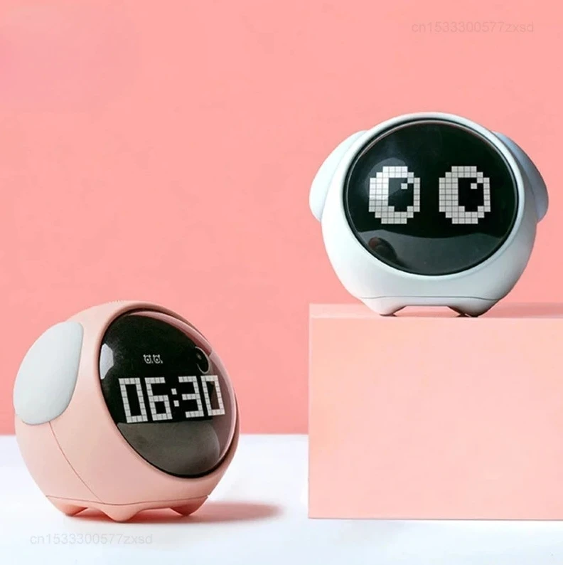 Z Emoji Alarm Clock Multi Functional Electronic Alarm Clocks Night Light Children's Clock Student Specific Creative Alarm Clock