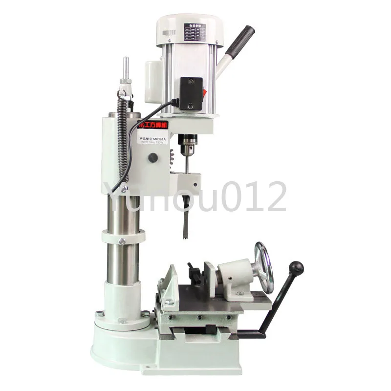 Tenoner Household Square Hole Mortising Machine Woodworking Tenon Machine Teuoning Machiner Small Bench Drilling Tool MK361A