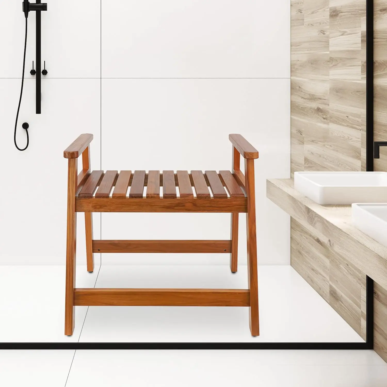 Shower Chair with Arms, 22