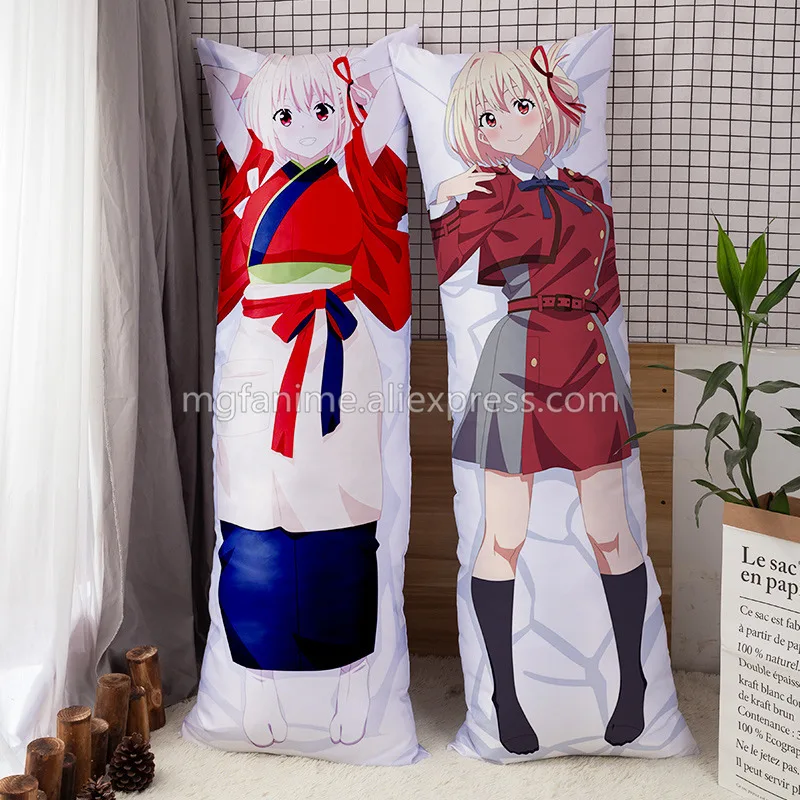 Lycoris Recoil Nishikigi Chisato Dakimakura Anime Body Pillow Case