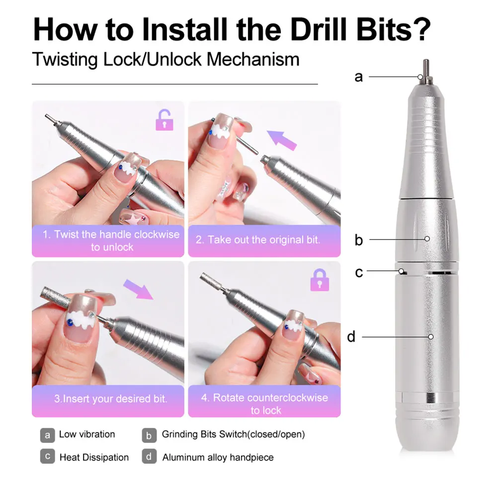 machine à ongles rechargeable – caractéristiques techniques