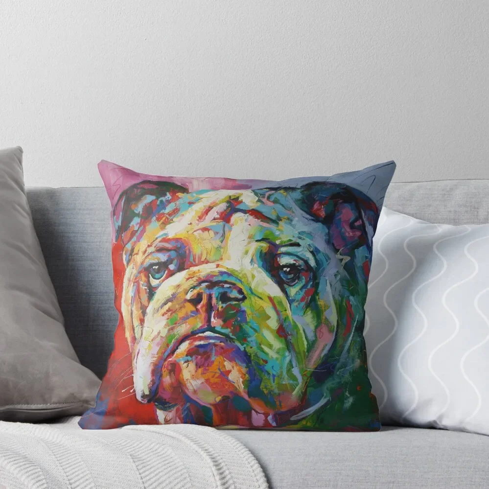 

English Bulldog Throw Pillow luxury sofa pillows Pillow Case Christmas Couch Pillows pillow