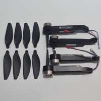 LSRC XT204 Folding Drone RC Quadcopter Spare Parts Brushless Motor Arm Blade Propeller Wing Maple Leaf Fan Leaf Arm Blades Kit