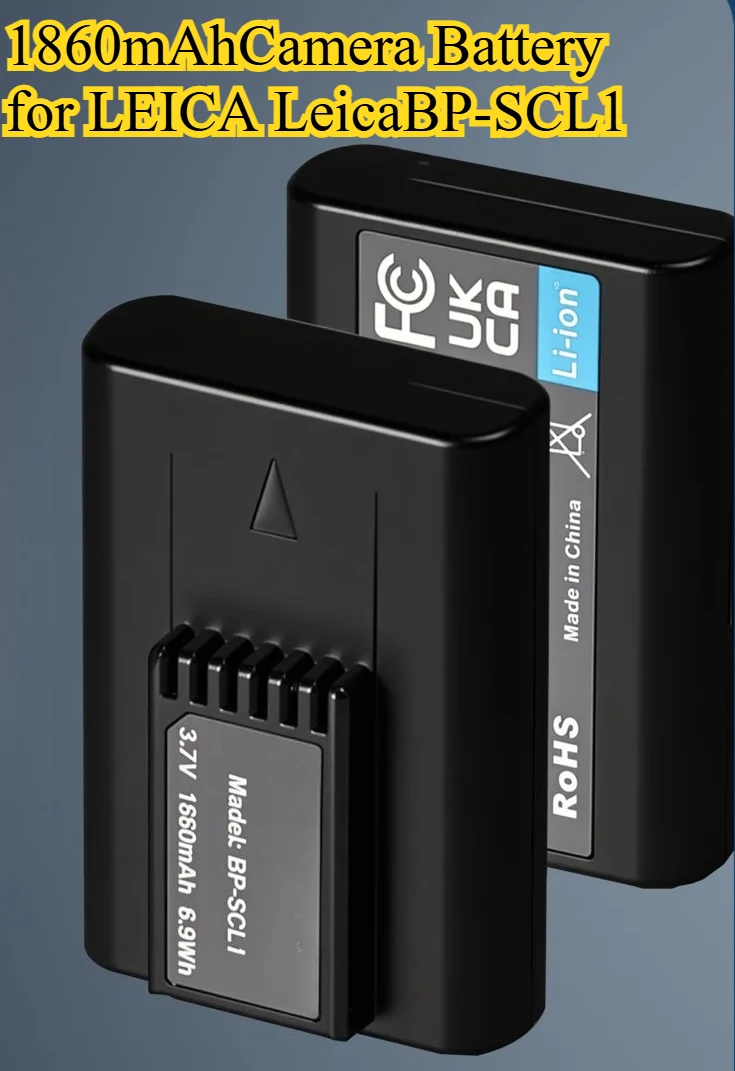 

1860mAh Camera Battery Suitable for LEICA Leica BP-SCL1 BLI-312 M9 M8 M8.2 BLI-312 14464 M9-P Camera Battery