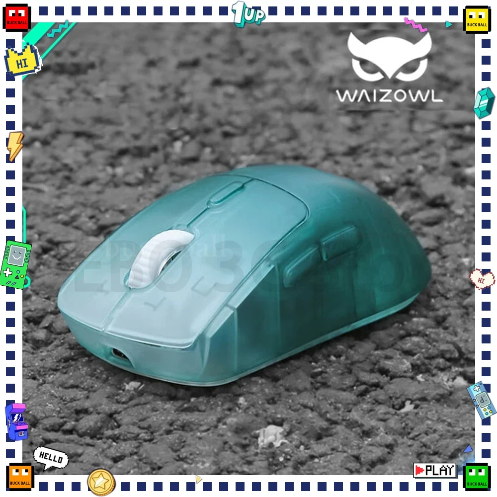 

Waizowl OGM Pro Mouse Tri Mode Bluetooth Wireless Mouse Paw3395 Lightweight E-Sports Gaming Mice Pc Gamer Accessoies Man Gifts