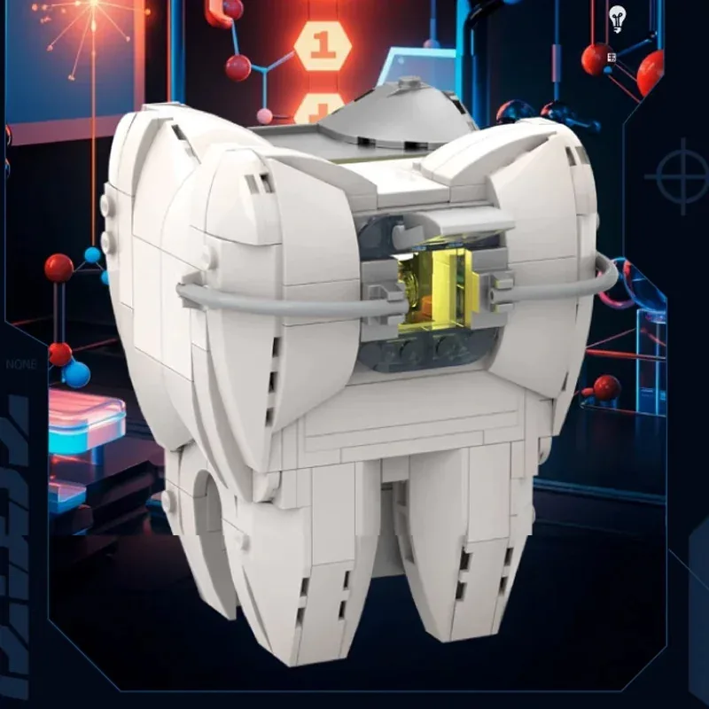 

Креативный эксперт MOC, механические зубчатые строительные блоки, модель Oral Structu, кирпич, светодиодный развивающий сборный игрушки для детей, рождественский подарок