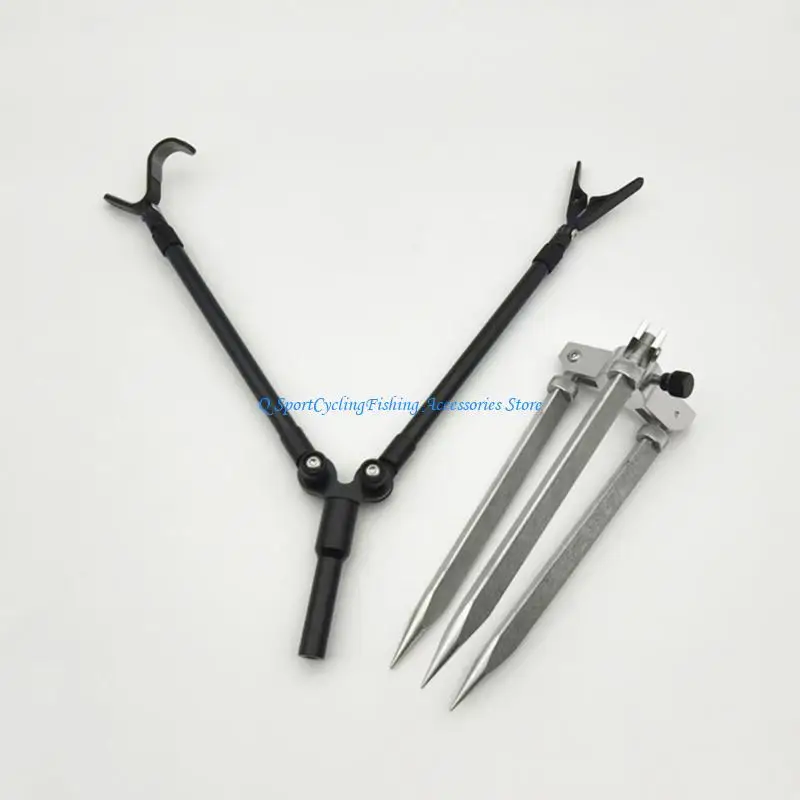 

Регулируемое положение держателя удочки для зимней удочки повышает комфорт рыболовов