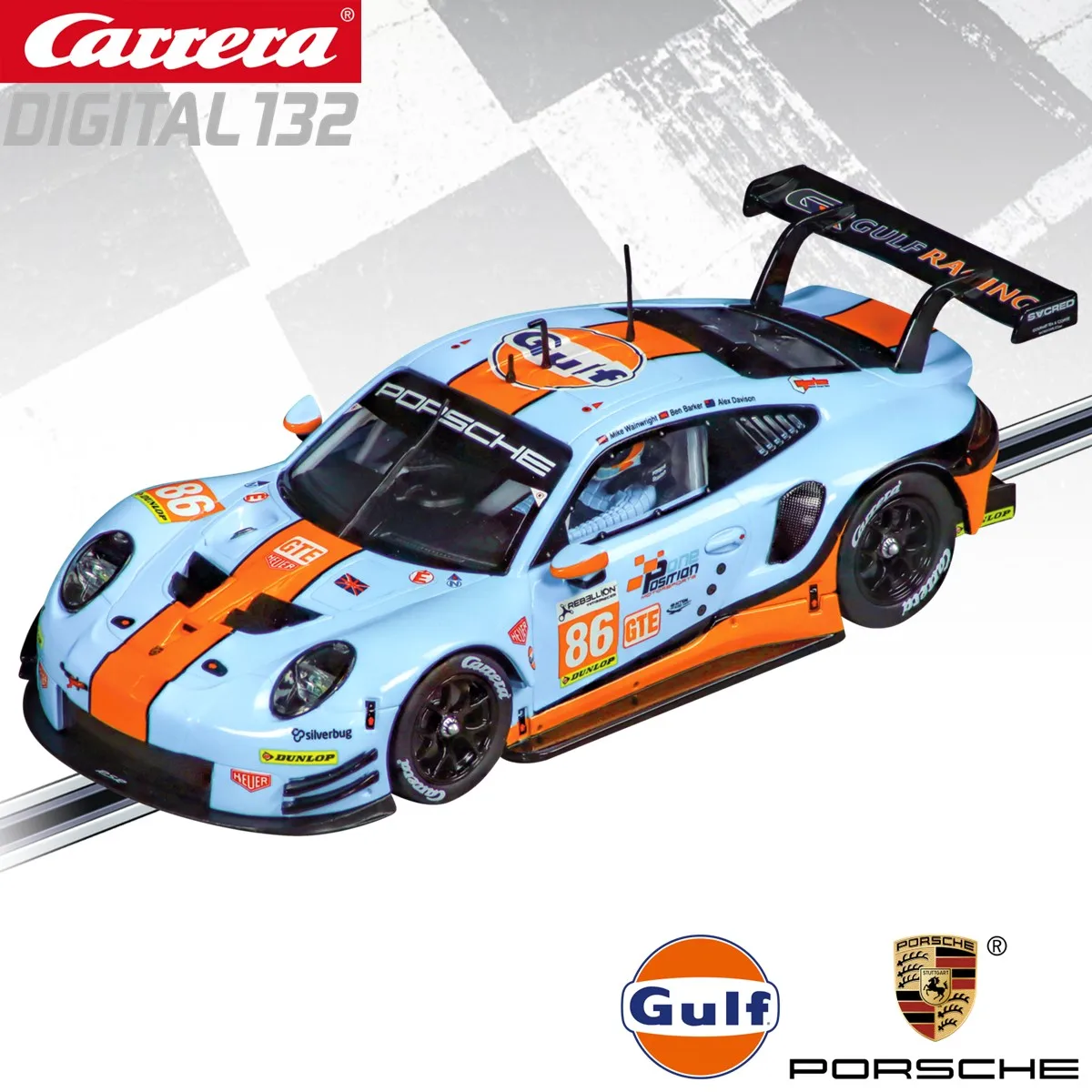 カレラ スロットカー デジタル132 ポルシェ 911 RSR 30915/31073/32019