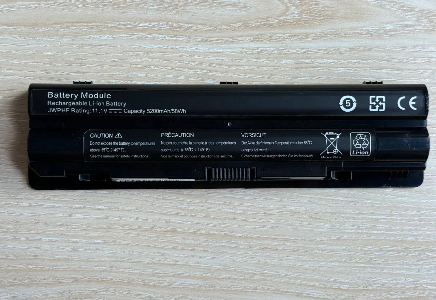 Batterie d'ordinateur portable 5200mAh 6 cellules, pour Dell XPS 14 15 17 L501X L502X L701X L702X L401X L501X L502X J70W7 JWPHF 312-1123 R4CN5