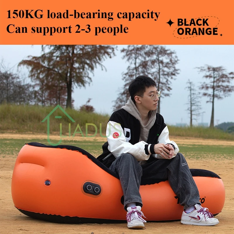 مرتبة قابلة للنفخ للتخييم في الهواء الطلق، وسادة نوم خفيفة الوزن، مضخة نفخ مدمجة للمشي لمسافات طويلة للسفر والمشي لمسافات طويلة