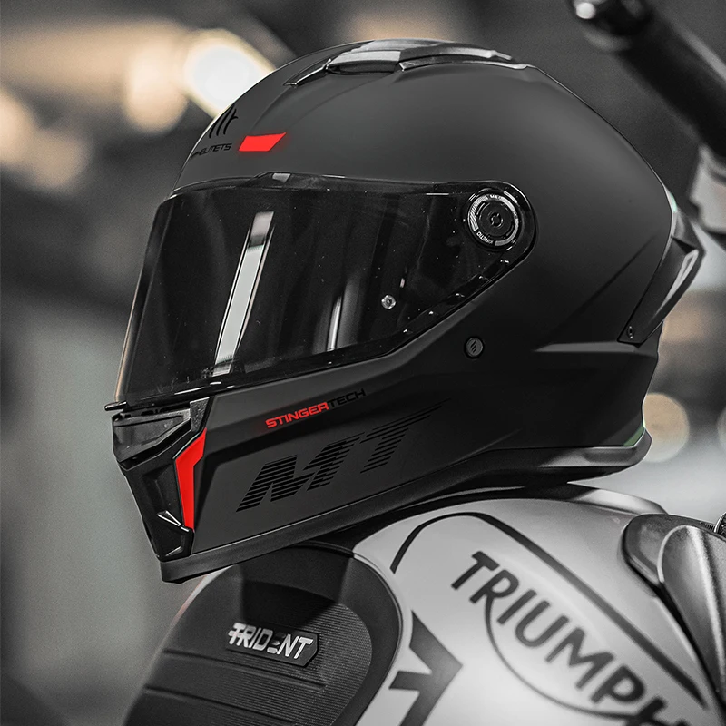 

MT Motorcycle Helmet Stinger 2 Sturdy ABS Shell Off-Road Moto Helmet Full Face Color Options All Seasons Motorbike Unisex