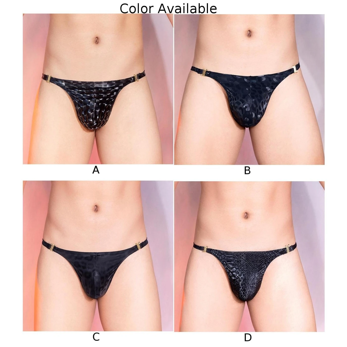 Cueca leve de nylon para todas as estações, lingerie clássica, cueca baixa, calcinha monocromática, 1pc