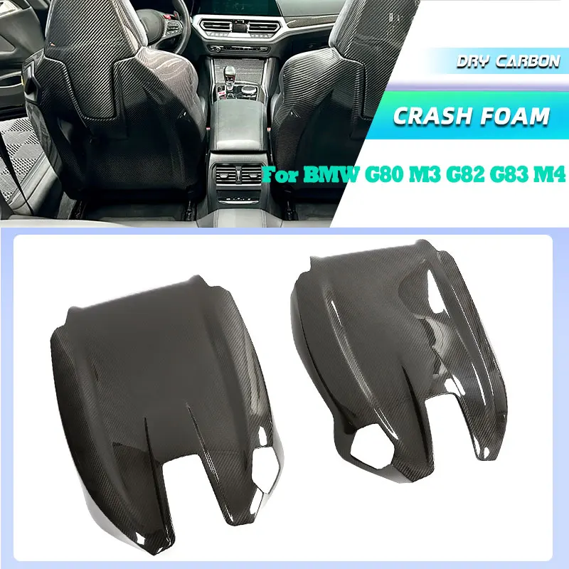 

Prepreg Dry Carbon Car Inner Seat Back Covers Trims for BMW G80 M3 G82 G83 M4 G87 M2 2021-2024 Seat Back Cover Shell Body Kits
