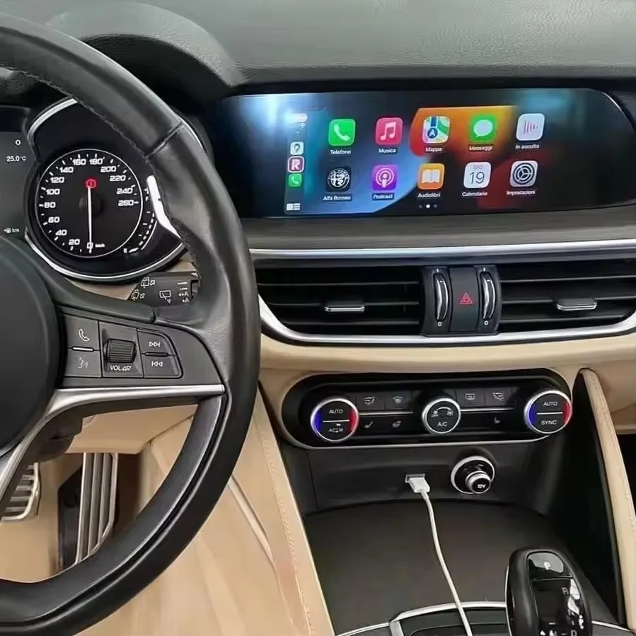 

Android 13 For Alfa Romeo Giulia Stelvio 2016-2021 CarPlay Car Radio Automobile Multimedia Auto Bluetooth GPS Navigation Stereo