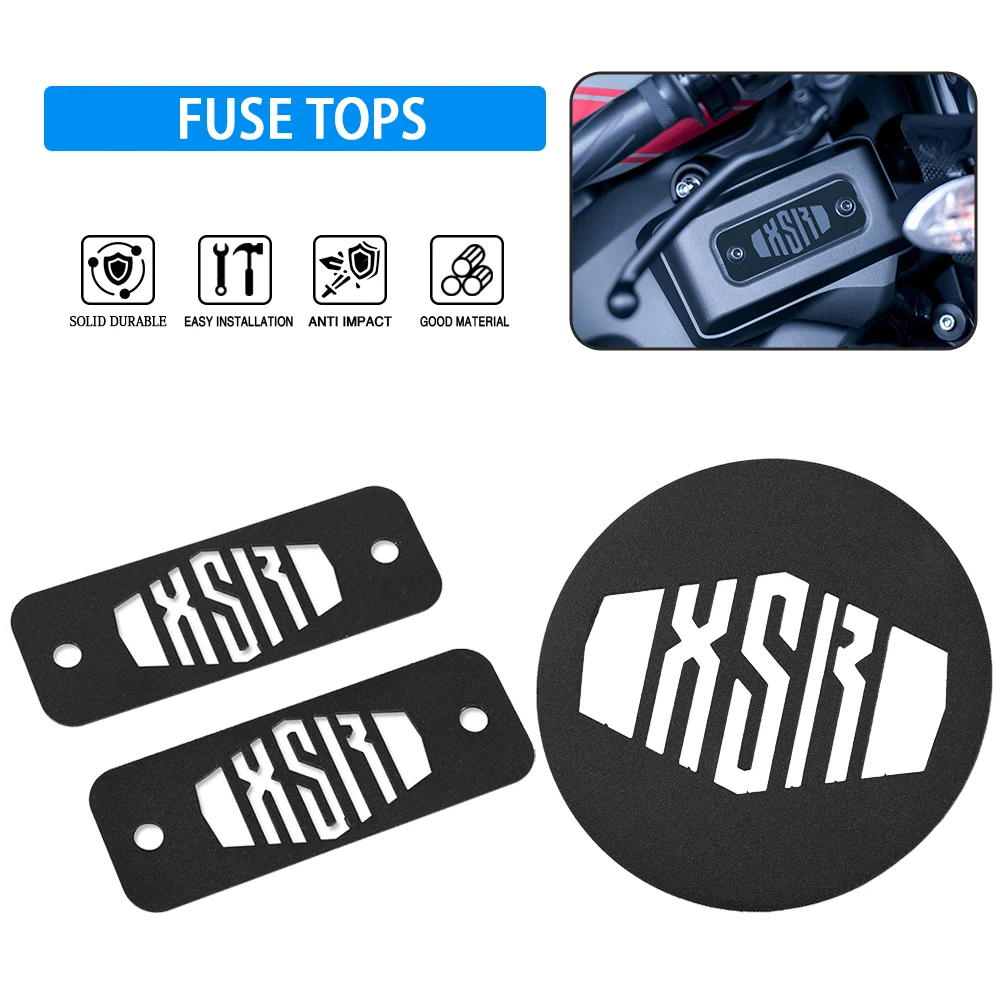  For YAMAHA XSR900 XSR 900 2016 2017 2018 2019-2021 Motorcycle Accessories Powder Coated Stainless Clutch Cover Top Fuse Tops