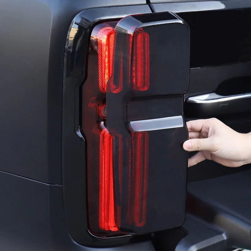

1 Pair For GWM Tank 500 Tail Light Cover Smoked Taillight Protection Cover Rear Lamp Blackout Decorative Trim Car Accessories