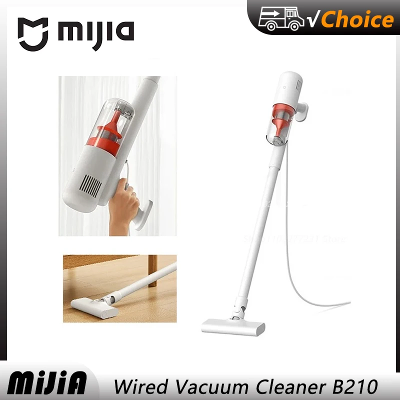 

Original Mijia Wired Vacuum Cleaner 16kPa Strong Cyclone 5 Fold Suction Depth Filtering Handheld Sweep Cleaning Home