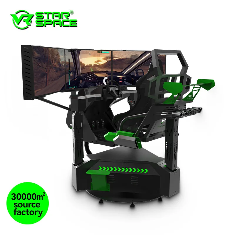 VR Machine Manufacturer Sim Racing Cockpit Motion Platform 3 Screens Racing Car Simulator Motion Simulator Racing