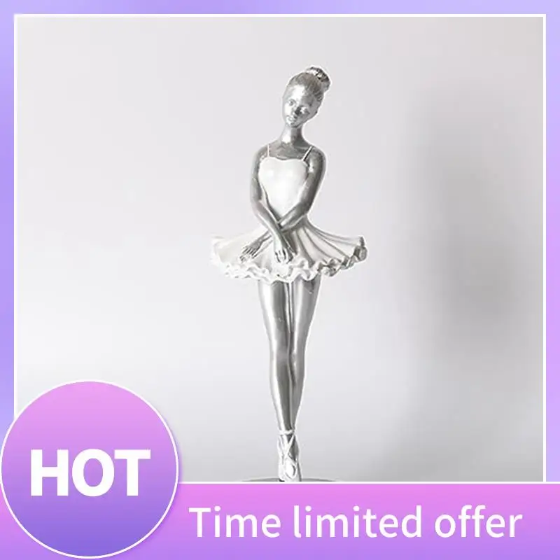 

B69C Ballet Dancer Ornament,Dancing Girl Statue,Creative Art Ornaments,Decor Elegant For Bedroom Desktop Windowsill Room