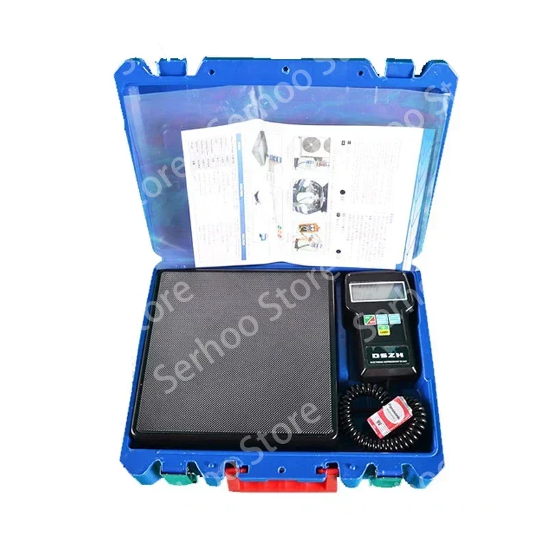 Digital A/C Refrigerant Charging Scale Freon Weight Scale with Case Measuring Tools Air Conditioning Accessories