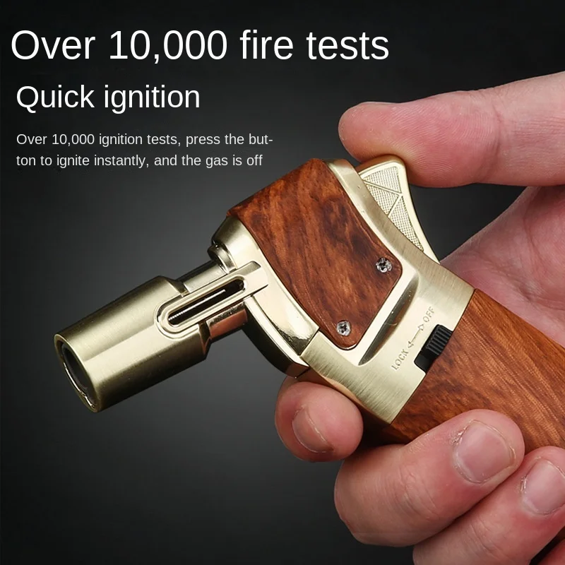 2023 New Outdoor Heat Resistant Lighter for Kitchen, BBQ, Baking, Welding, Cigar Lighter, Gift for Men