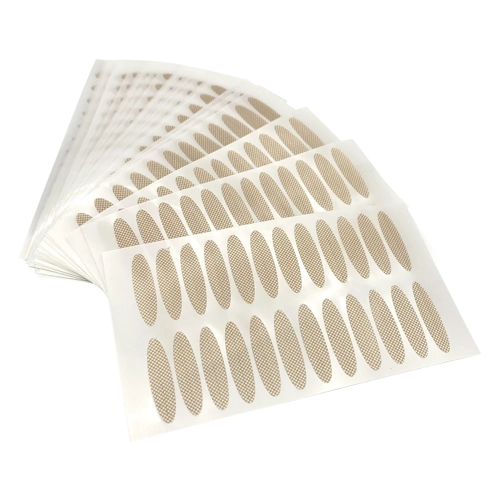 240/480pcs Invisible Eyelid Stickers Lace Mesh Big Eyes Lift Strips Transparent Adhesive Waterproof Double Eyelid Tape Makeup