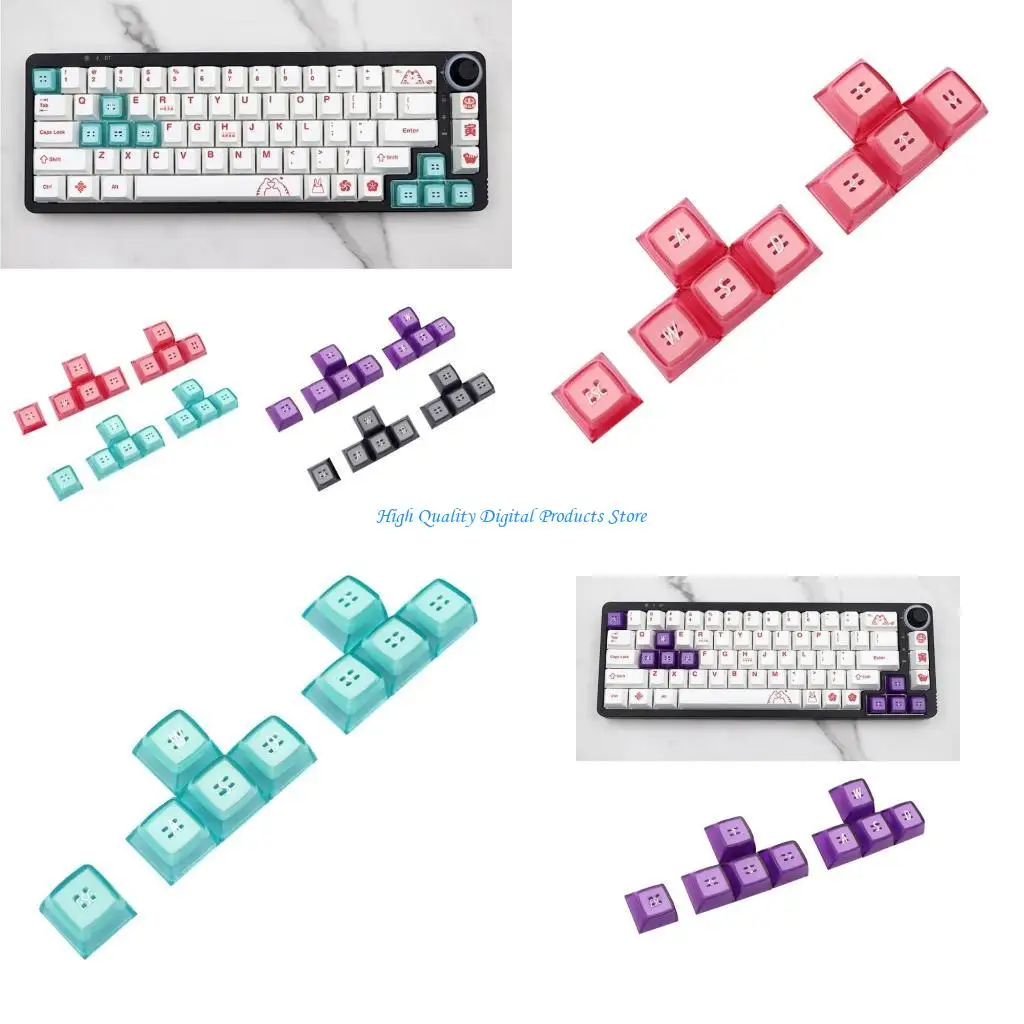 

U2JE 9 шт. подсветка DoubleShots EMA Profile Keycap для механических переключателей клавиатуры