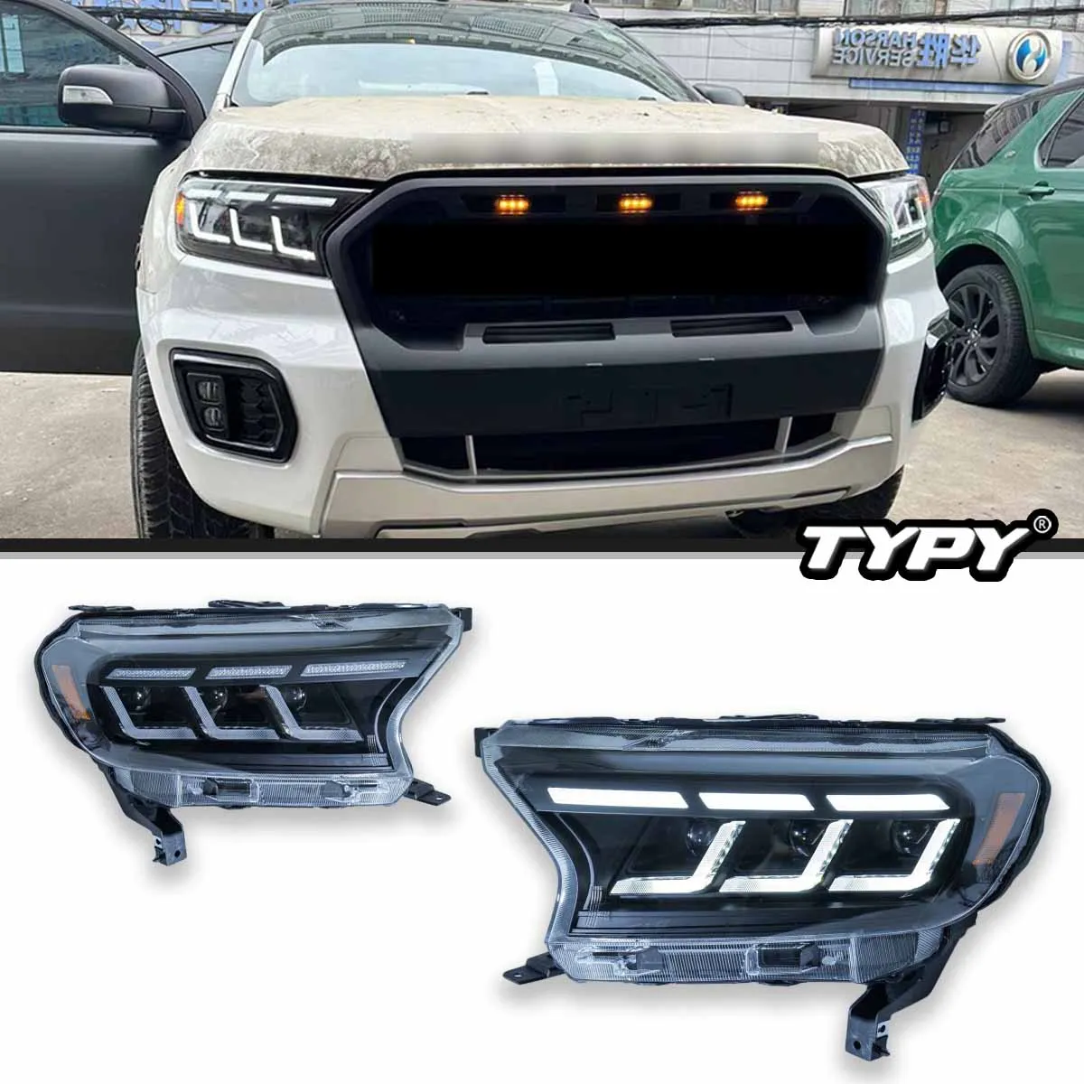 

Автомобильные фары TYPY для Ford Ranger T7/T8 2015-2021