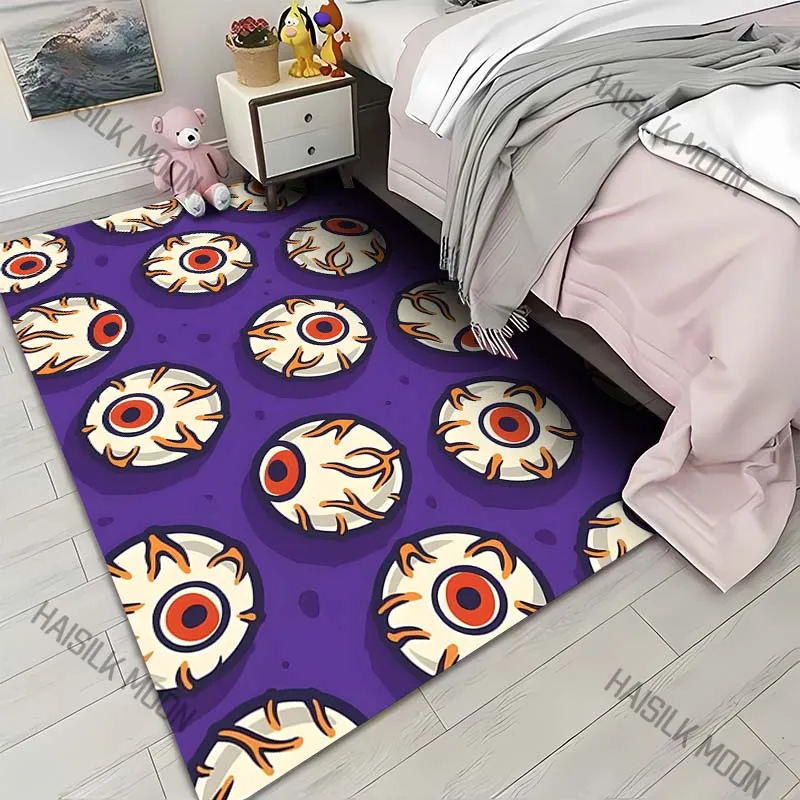 

Многоразмерный ковер на тему глазного яблока на Хэллоуин для гостиной, спальни, прикроватный напольный коврик, гардеробная, диван, ковер, быстрая доставка