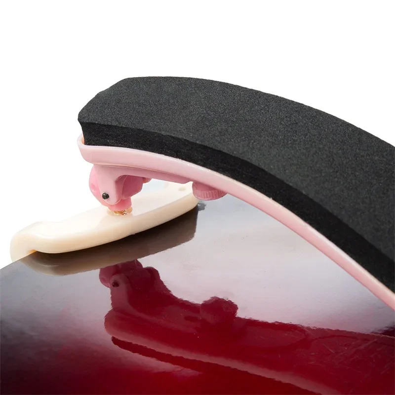 1 szt. Regulowane podpórki pod ramiona do skrzypiec 3/4 4/4, plastikowe, wyściełane pianką EVA, części i akcesoria do skrzypiec, uniwersalne podkładki pod skrzypce