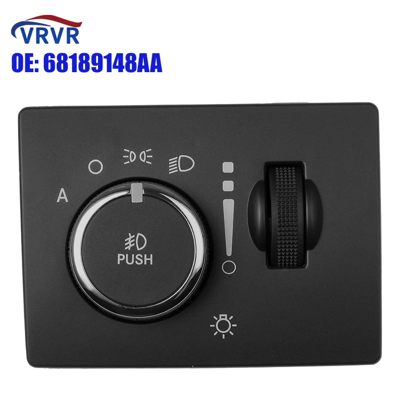 

VRVR 68189148AA 68189156AA Headlight Fog Light Control Switch For Chrysler 300C For Mercedes Benz For 2014 Dodge Challenger