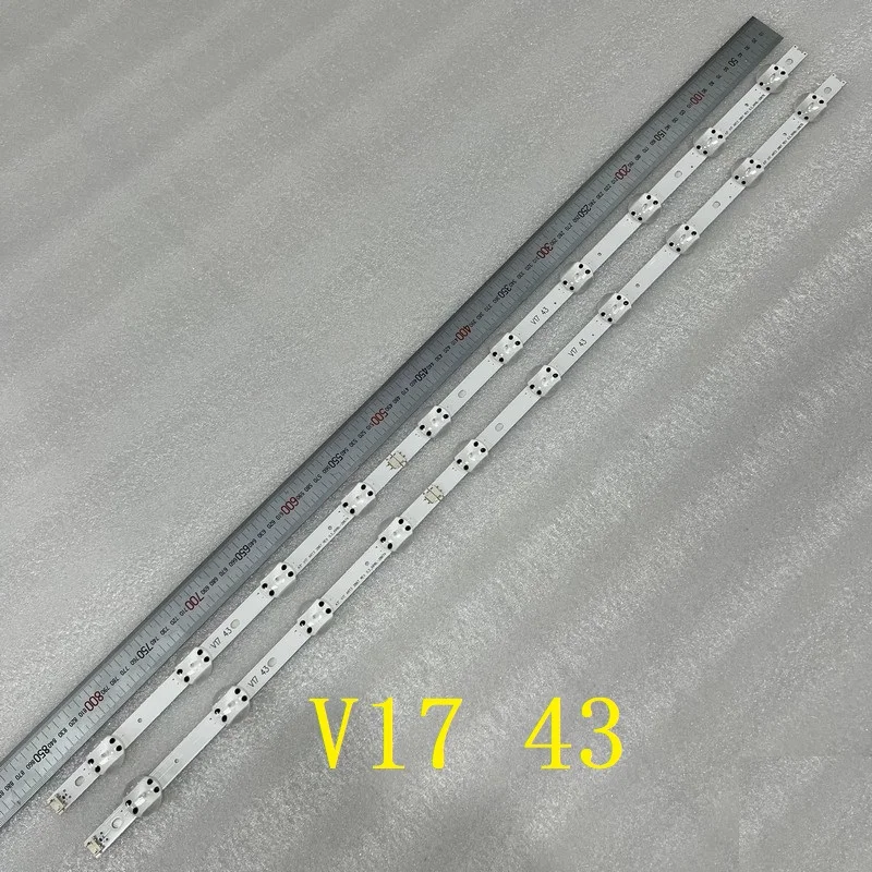 2pcs 10LED LED backlight For TV 43LJ624V 43UJ654T 43UJ6510 43UJ6517 43LV340C 43UJ651V 43LJ610V V17 43 43uj6525 43uj6565