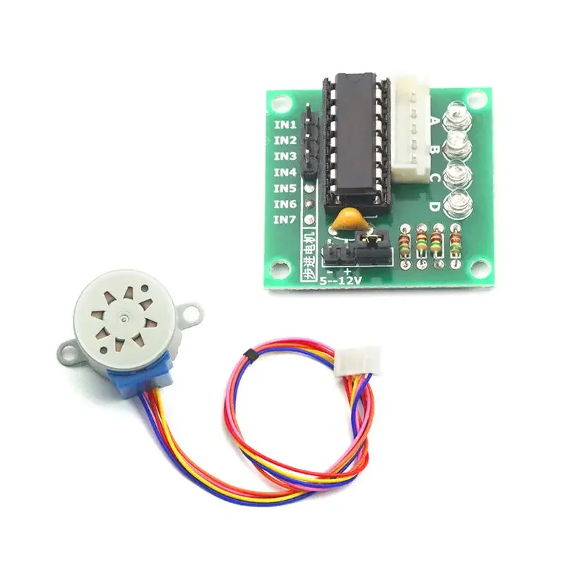1PCS 28BYJ4 스테퍼 모터 ULN2003 드라이버 보드 4상 5선 5V 스테퍼 모터 감속 모터 모듈 PIC MCU DIY