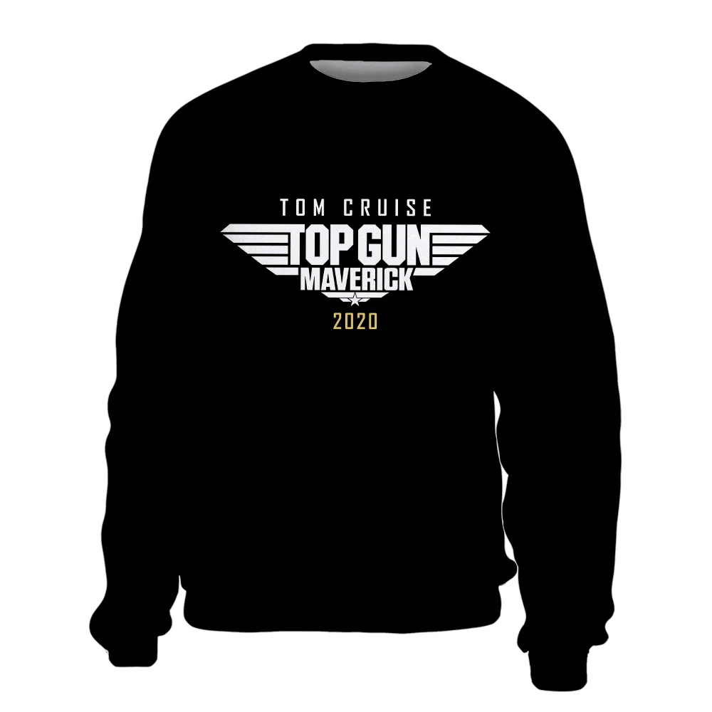 Shipping Anime Sweatshirts Clothes for Men Clothing Top Gun Maverick Popular Movie Y2k Hoodie Fleece Men's Winter Sweater Hoody