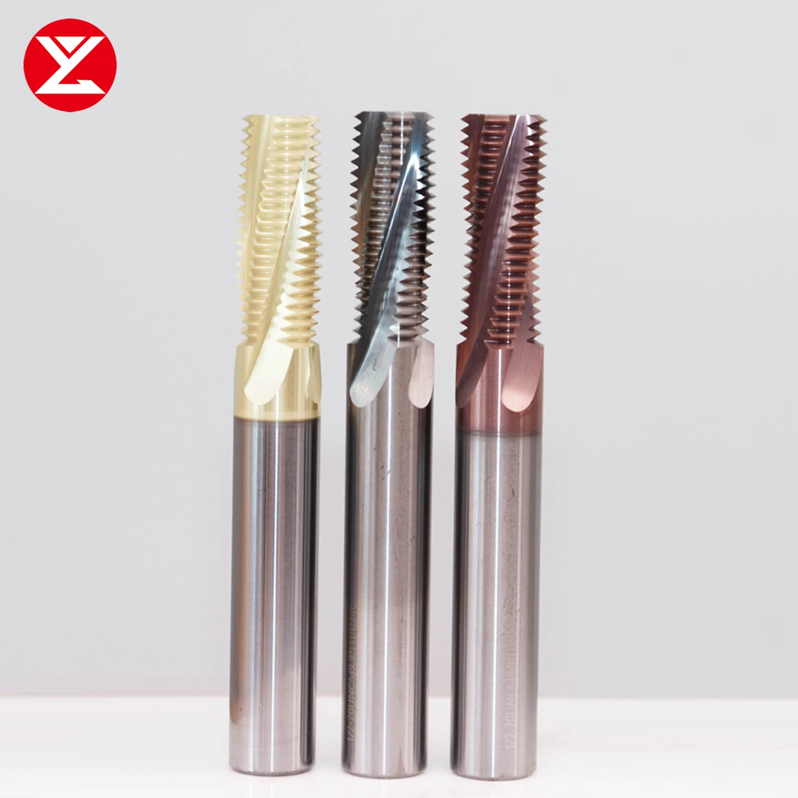 HRC68 Carbide America UNC Cutter Full Teeth Thread Milling Cutter UNC9/16-18 Tungsten Steel EndMill Machining For Aluminum Steel